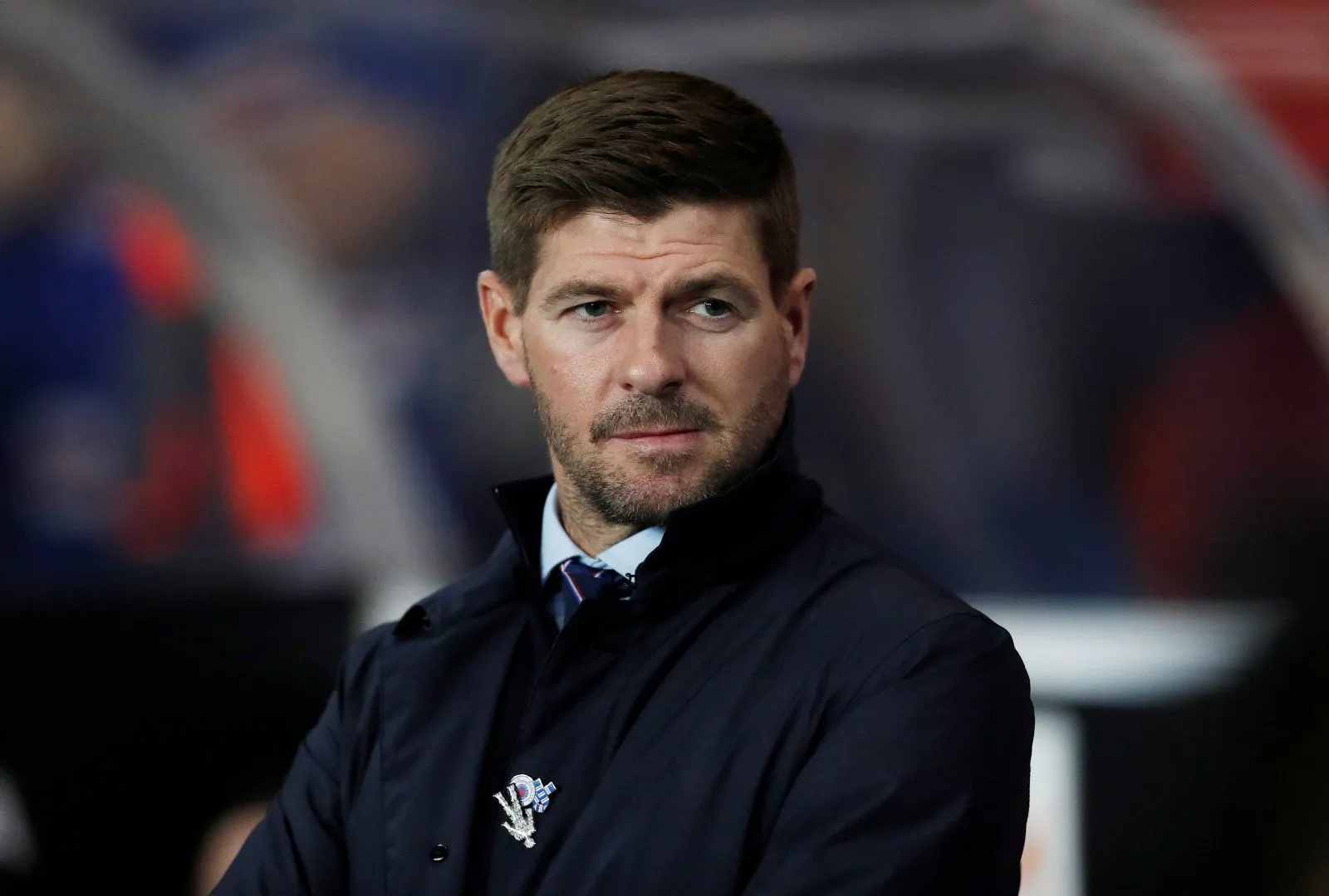 Steven Gerrard trong thời gian dẫn dắt Rangers, một giai đoạn thành công trong sự nghiệp HLV của huyền thoại bóng đá Anh.