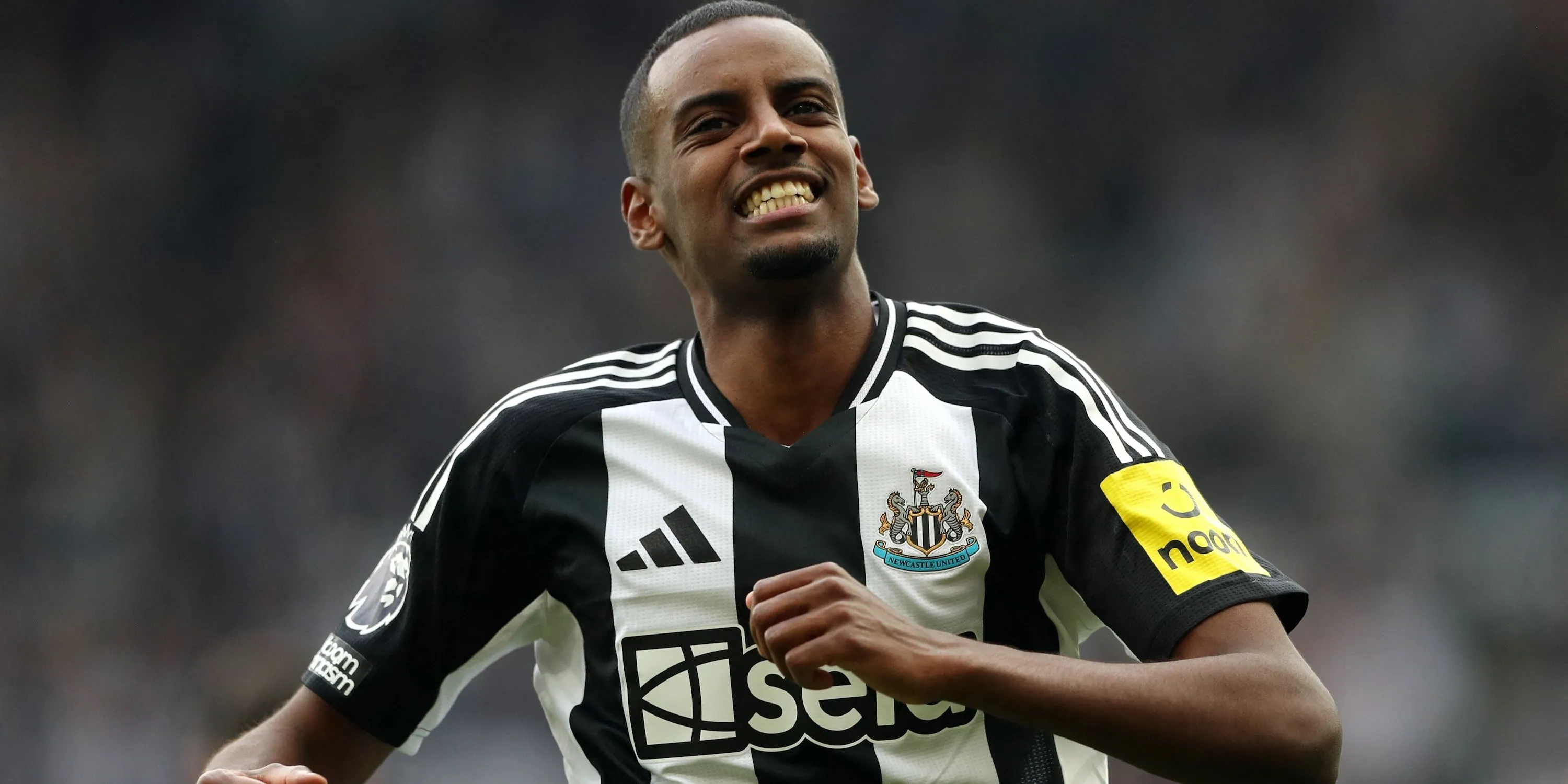Alexander Isak ăn mừng bàn thắng cho Newcastle United tại Premier League
