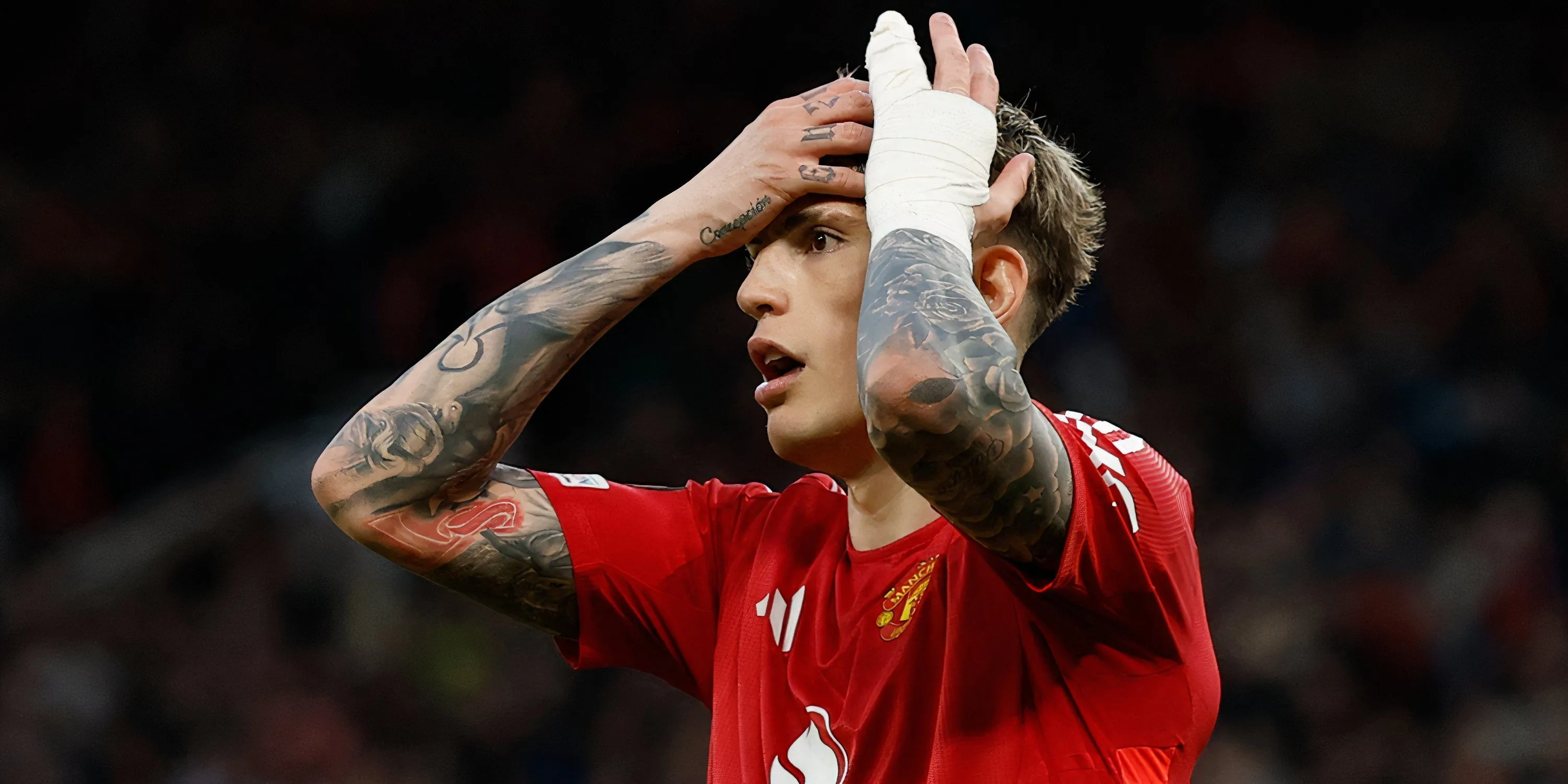 Cầu thủ chạy cánh Alejandro Garnacho trong màu áo Manchester United
