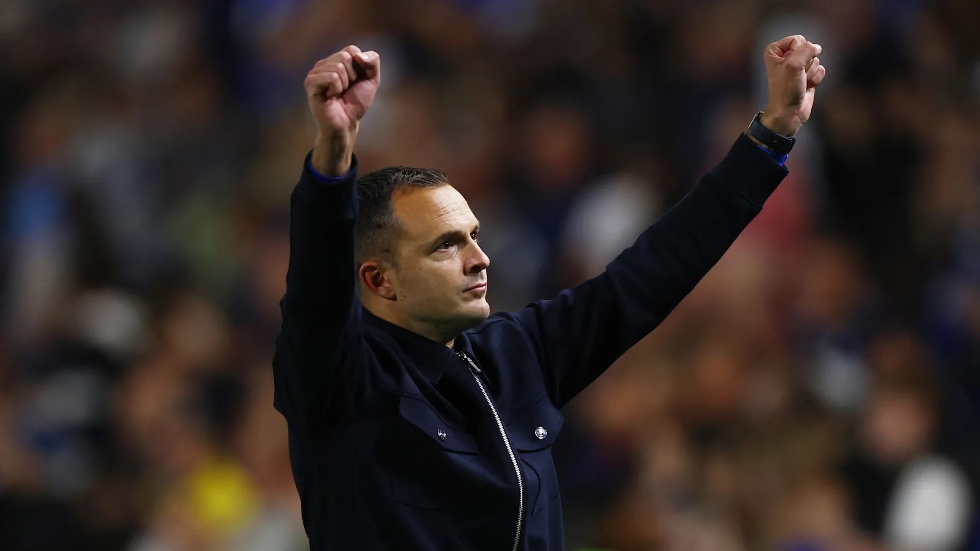 Huấn luyện viên Chris Davies của Birmingham City, đội bóng vừa thăng hạng Championship.