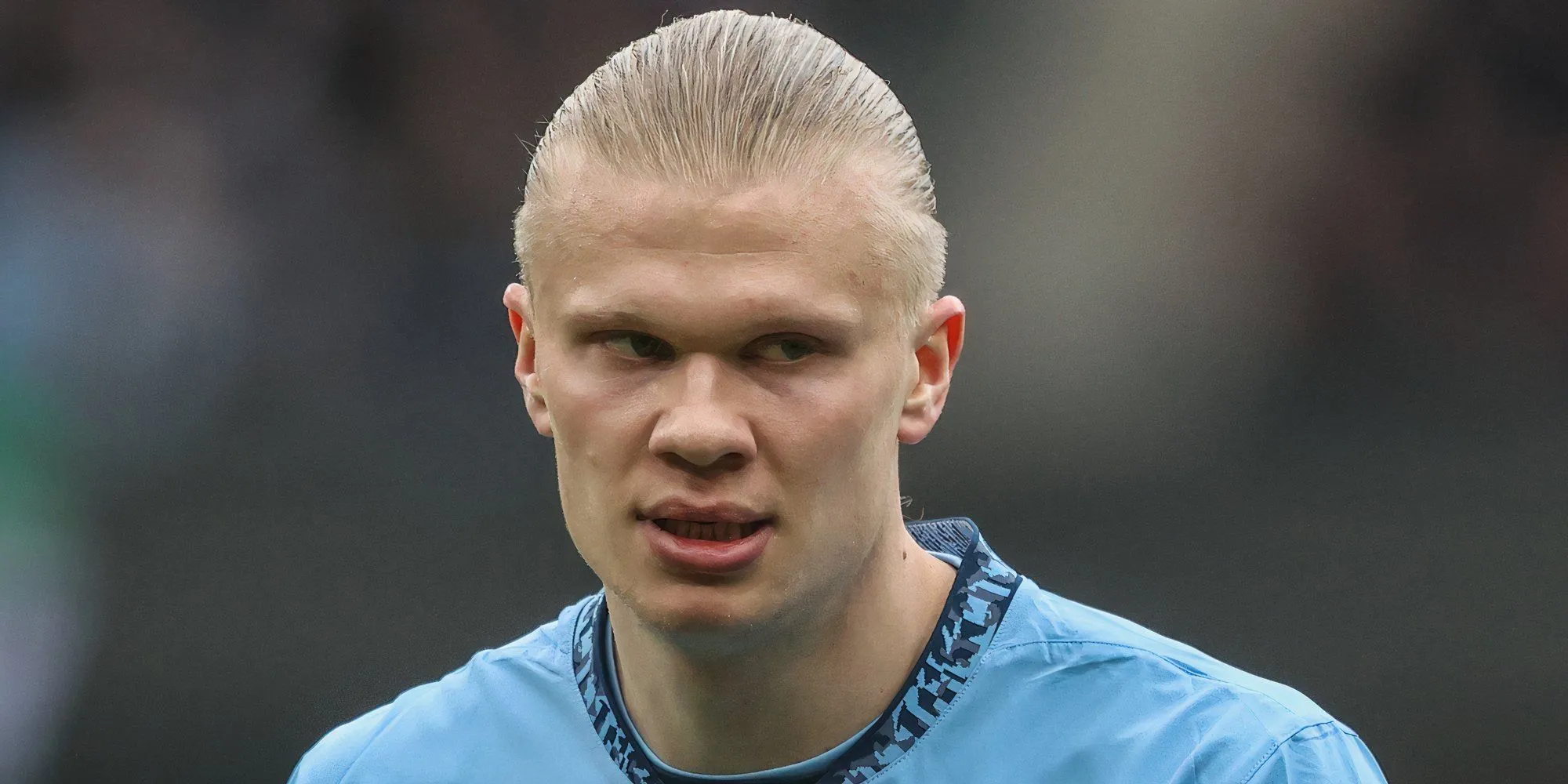 Tiền đạo Erling Haaland của Man City, ứng viên Quả Bóng Vàng 2023