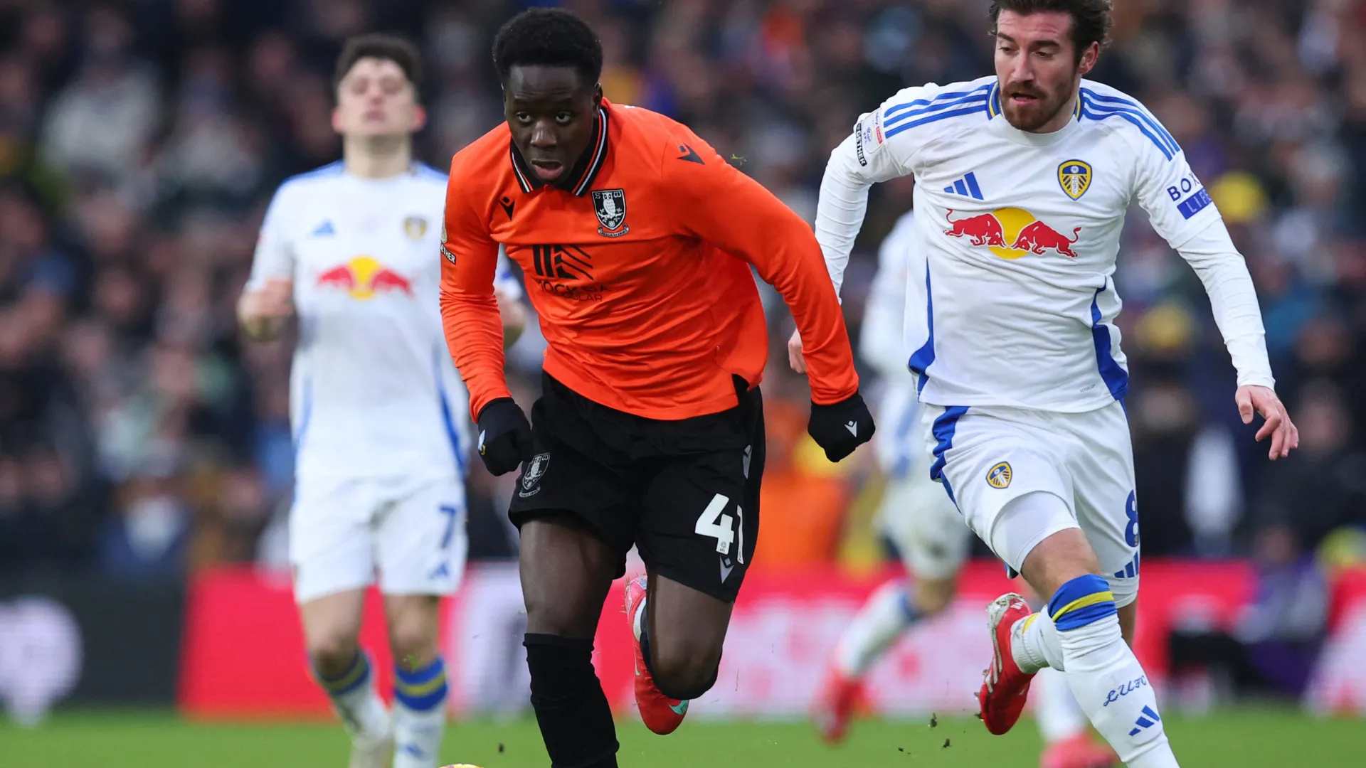 Djeidi Gassama trong màu áo Sheffield Wednesday, cầu thủ đã chuyển đến Rangers.