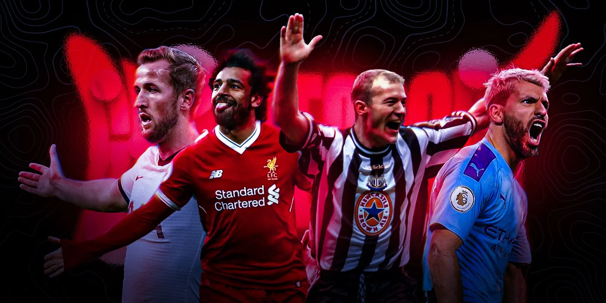 Harry Kane, Mohamed Salah, Alan Shearer và Sergio Aguero - những chân sút vĩ đại nhất Premier League, nhiều người trong số họ cũng là chuyên gia sút penalty.