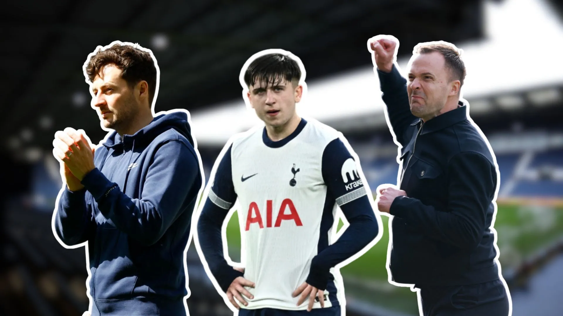 HLV Ryan Mason, Mikey Moore và HLV Chris Davies trước viễn cảnh chuyển nhượng đến Hawthorns