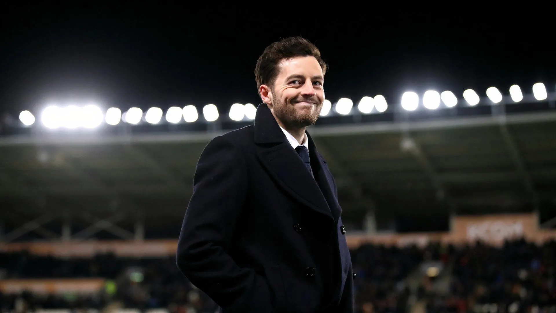 Huấn luyện viên Ryan Mason tại sân vận động MKM, chuẩn bị cho mùa giải cùng West Brom