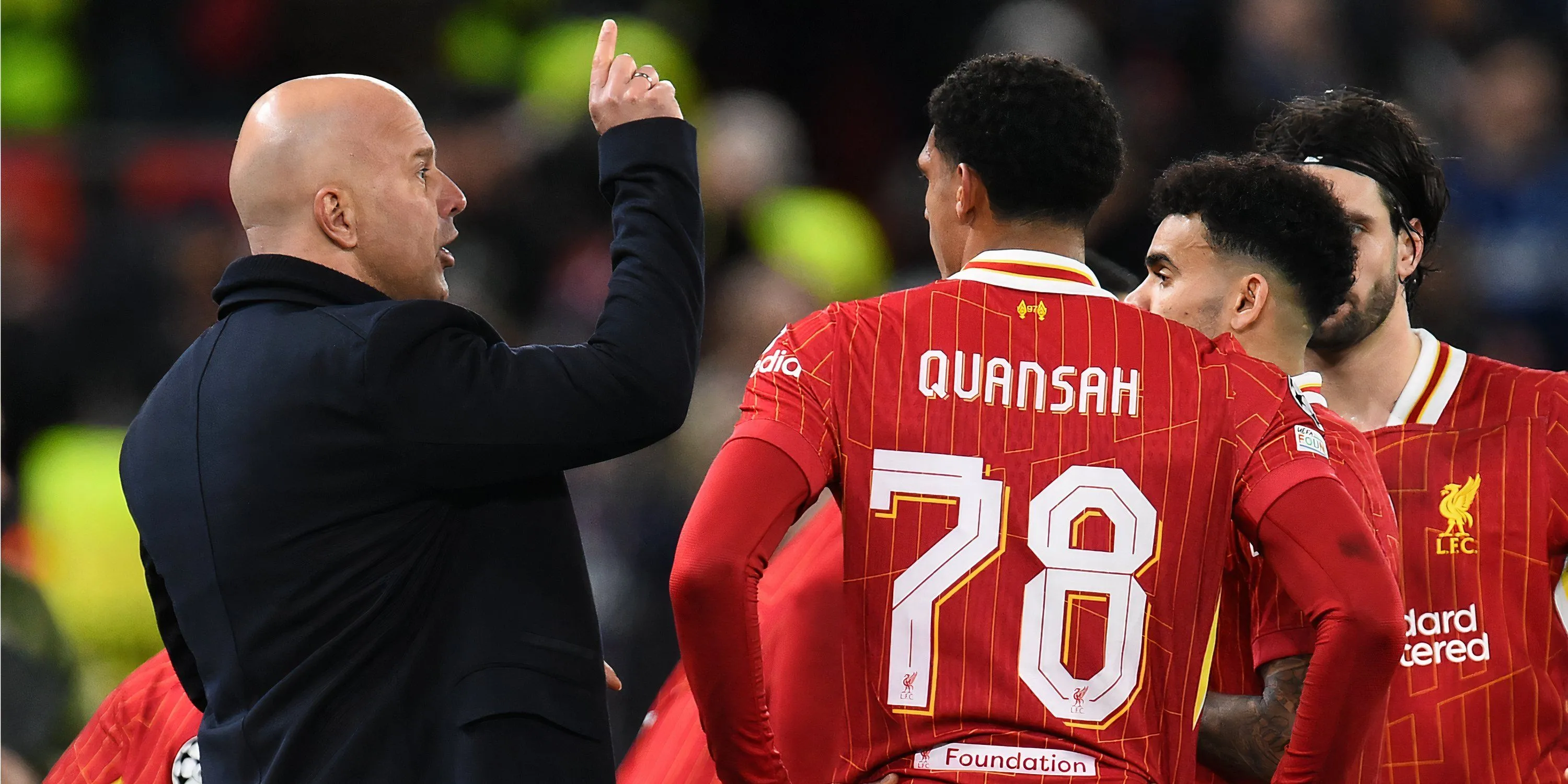 Jarell Quansah trong màu áo Liverpool