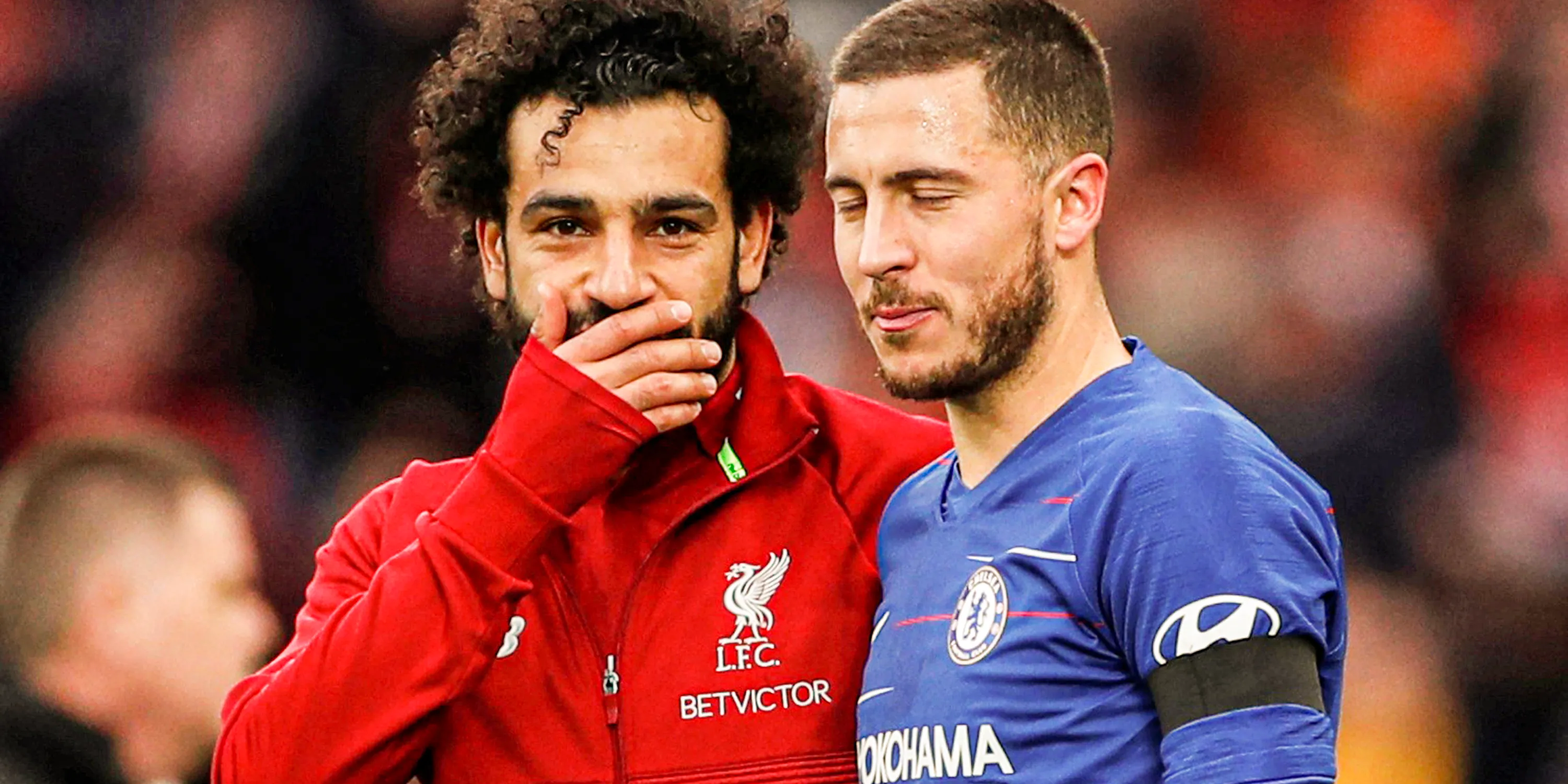 Mohamed Salah và Eden Hazard thời còn khoác áo Chelsea, hai ngôi sao tấn công tài năng
