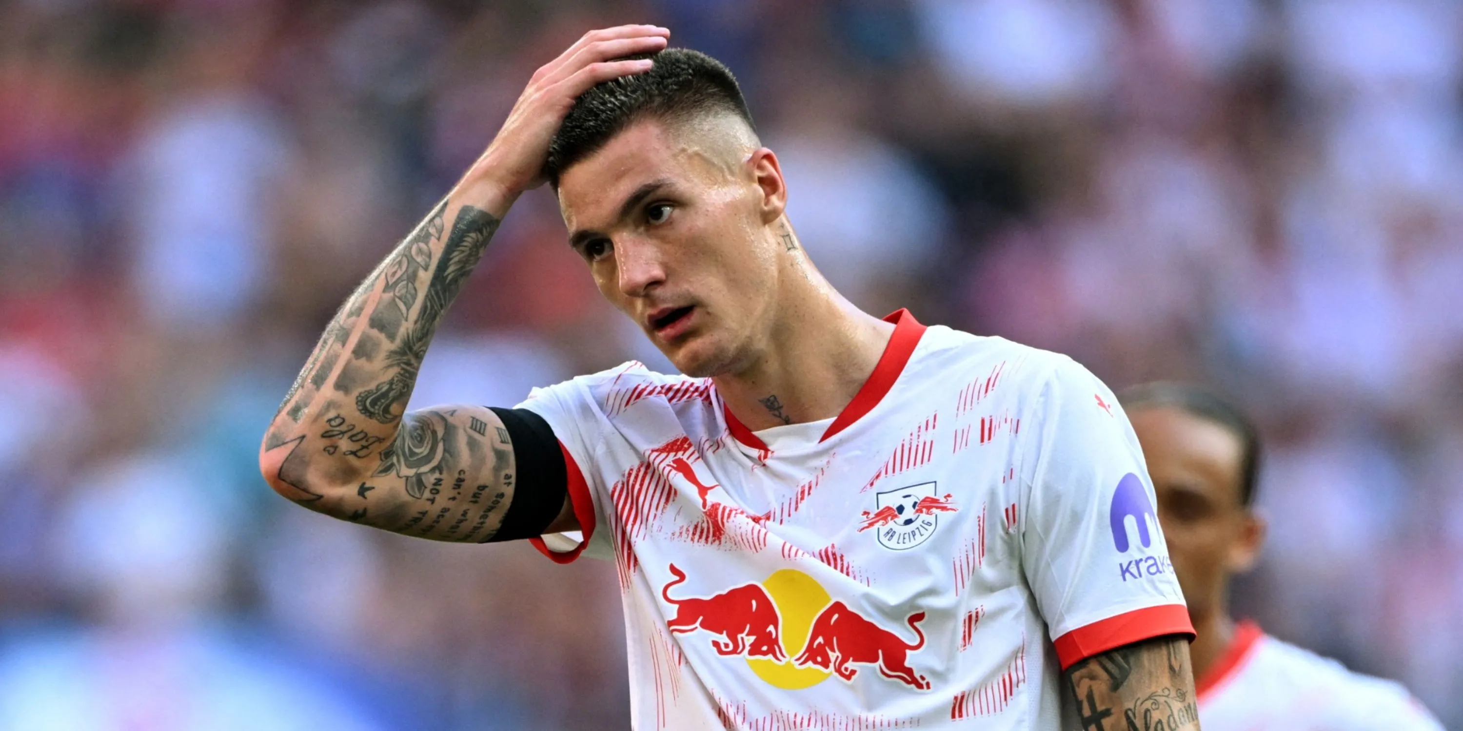 Tiền đạo Benjamin Sesko, mục tiêu hàng đầu của Arsenal