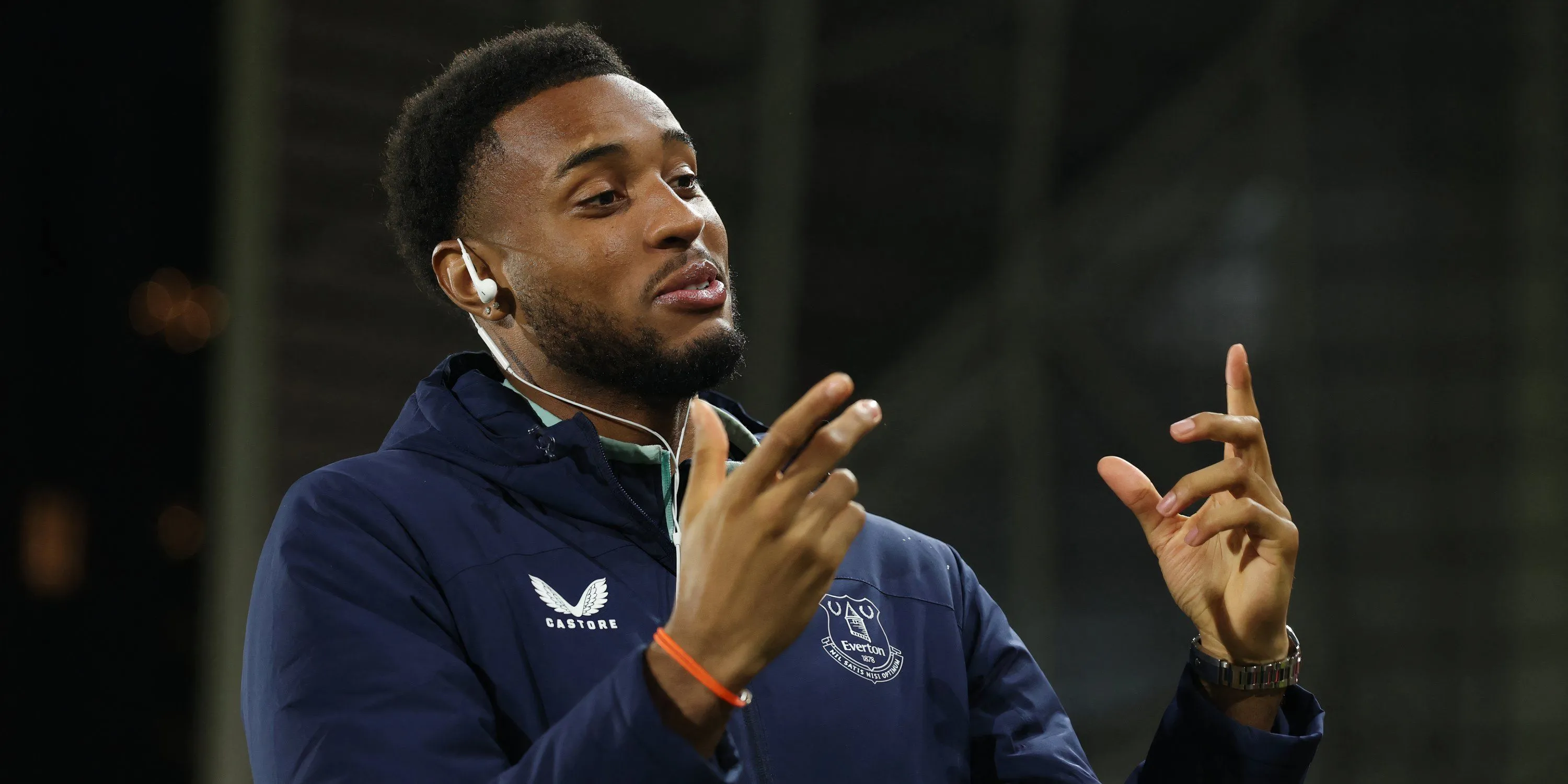 Youssef Chermiti, tiền đạo trẻ tiềm năng của Everton đang được Rangers theo dõi sát sao.